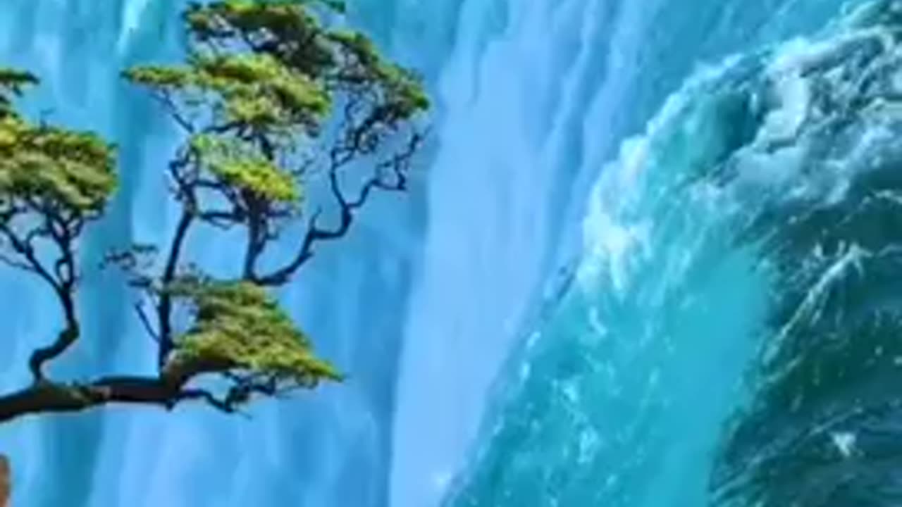 Water fall hd nature whatsapp status viral video