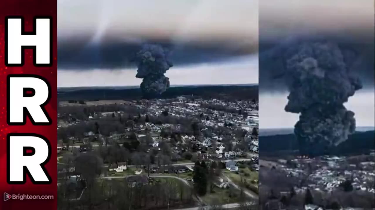 TOXIC GAS CLOUD unleashed over Ohio...