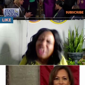 Kamala Harris Aint Black I She Clapped While A White Woman Kissed Her White Husband