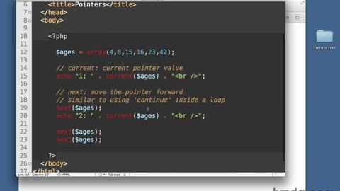 047- Understanding array pointers