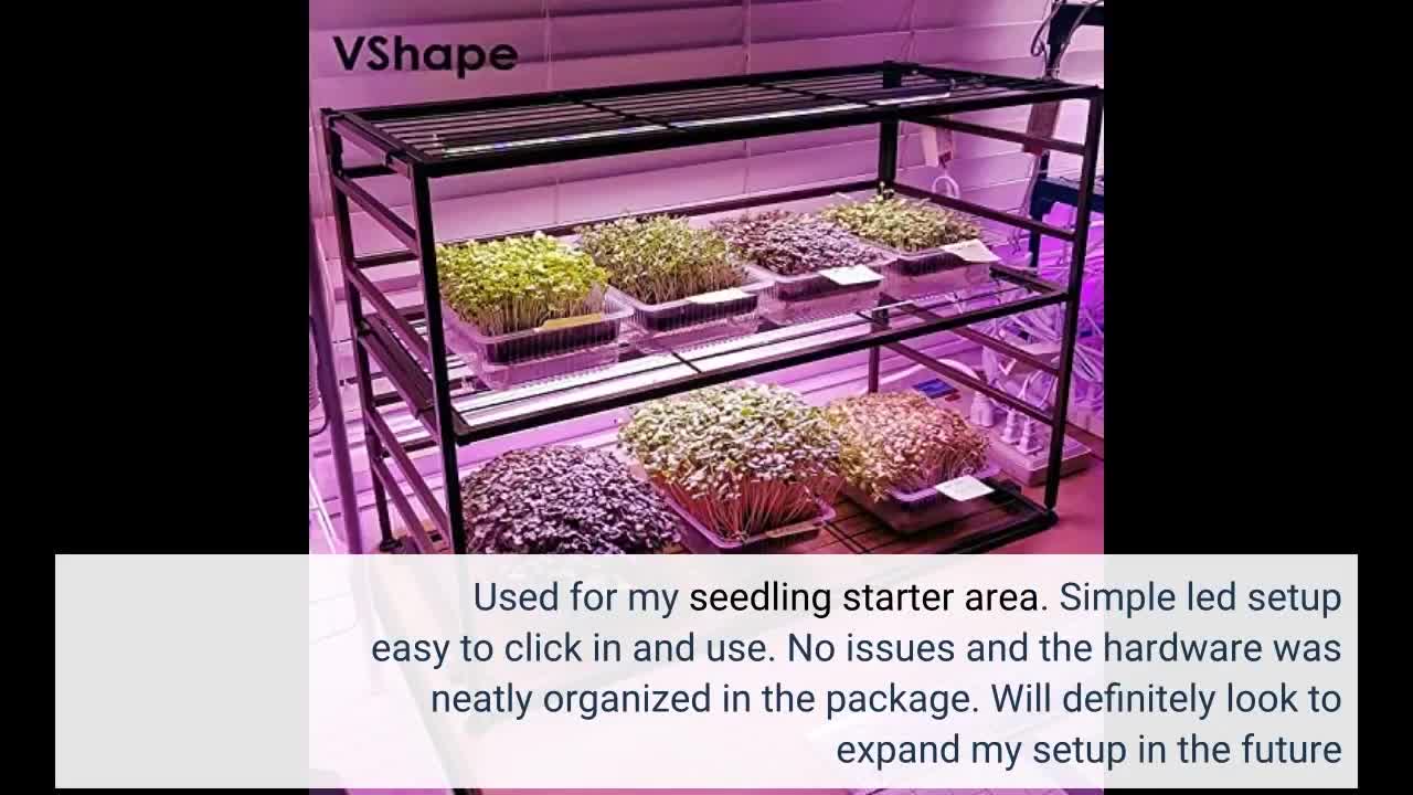 (8-Pack) VShape LED #GrowLight Strips T8 #GrowLights-Overview