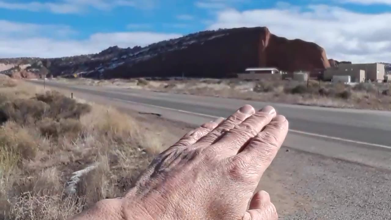 Witnessing in all my travels. Red Rock Gallup New Mexico 1/31/23