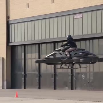 The world’s first Hover Bike takes flight in the US. The $555,000 single-person transporter