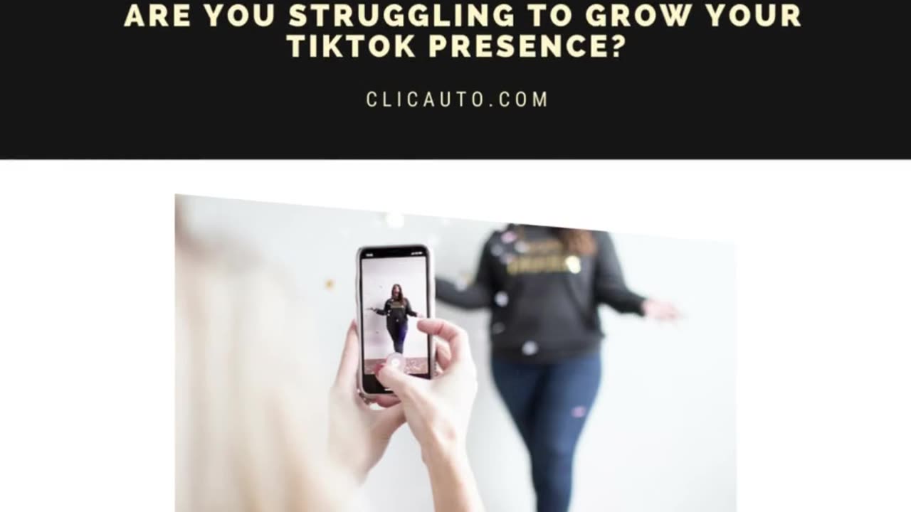 🤔 ARE YOU STRUGGLING TO GROW YOUR TIKTOK PRESENCE?