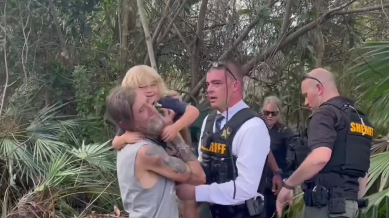 Four-Year-Old Boy Reunited With Worried Dad After Being Rescued From Woods