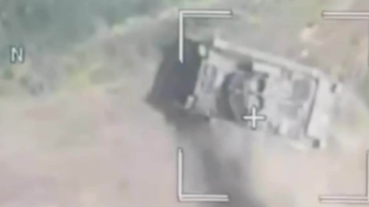 BRAT Reactive Armor Engages a Russian Lancet Drone Saves a Ukrainian Bradley