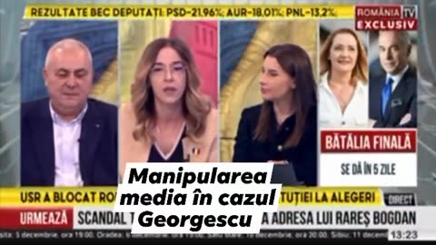 Ipocritii PNL, PSD si USR, "conservatorii liberali" + progresistii. Manipularea despre C. Georgescu