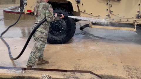 Military Truck Washing Fail
