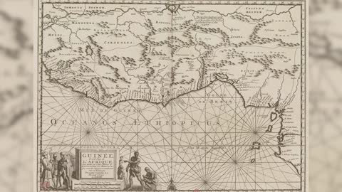 300 Year Old Book - Tome of Africa - Volume 2 - Year 1729 - Maps, ruins and artifacts