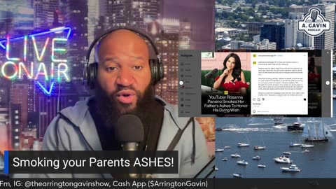 The Arrington Gavin Show "Smoking Your Parents Ashes!"