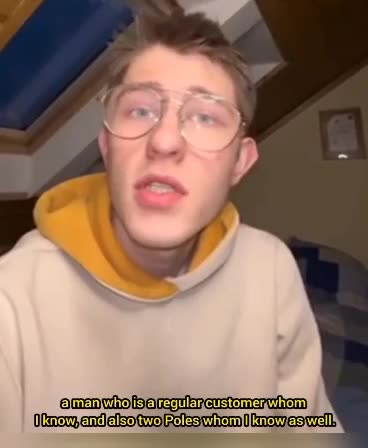 In Poland a shop worker was accused by a Ukrainian woman of being a "separatist