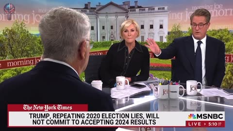 The fake news media is seeding the narrative that DJT will not accept the results