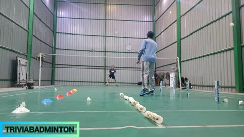 Badminton practice | Sideline accuracy