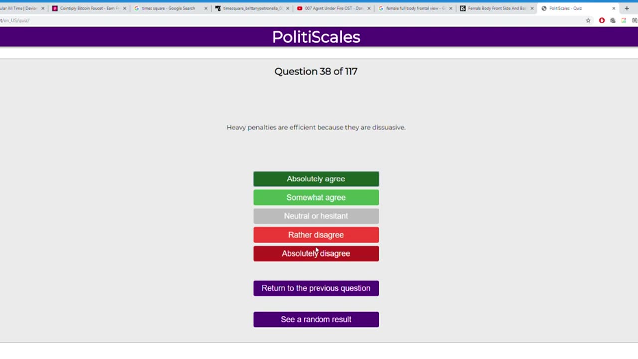 I Take the PolitiScales Test (ALSO SO IMPORTANT!)