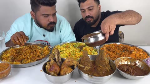 Indian food eating challenge