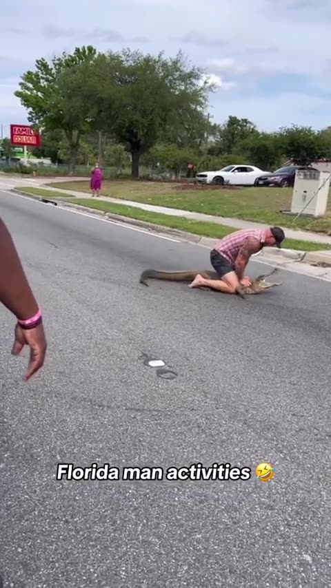 The Florida Croc guy