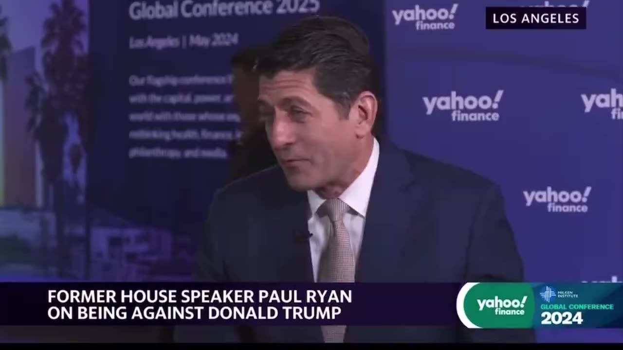 USA: Paul Ryan says he is not voting for President Trump or Biden!