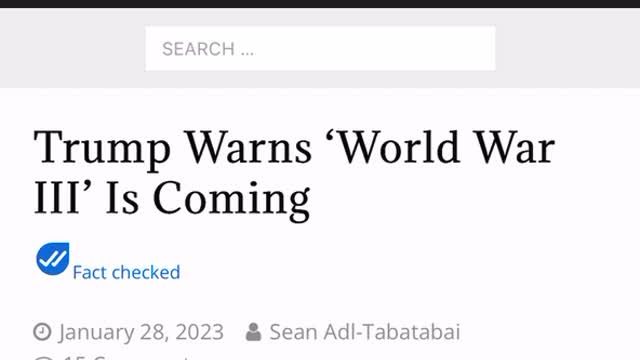 TRUMP Warns; WW3 iIs Coming”. Revelation 11:14. The LORD Counsel shall STAND. We GOT NEXT!