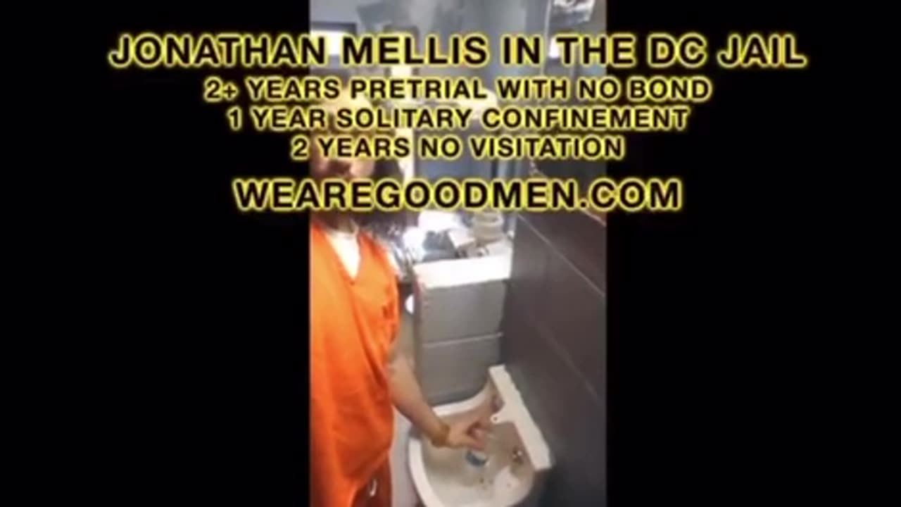 JONATHAN MELLIS A J6’ER 🤐SHARES A VIDEO 🤔FROM INSIDE DC JAIL TREATED INHUMANLY FORCED TO DRINK DIRTY BROWN 💦