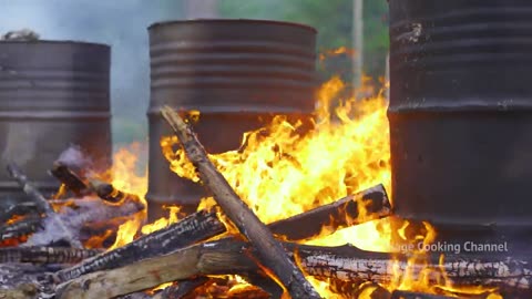 INDIA VILLAGERS WITH AN AMAZING COOKING EXPERIENCE