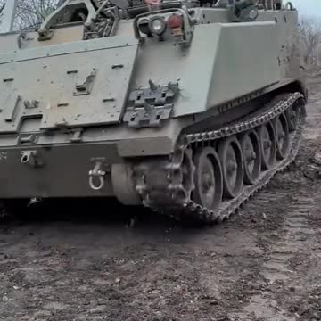 US Donated APC Decked Out with Machine Gun