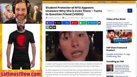 Dumb College Students Admit They Don't Know Why They are Protesting