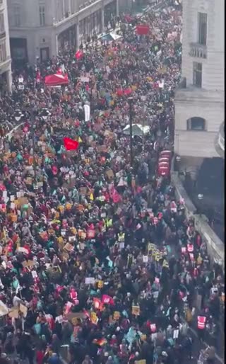 Reino unido protestos baixo salarios