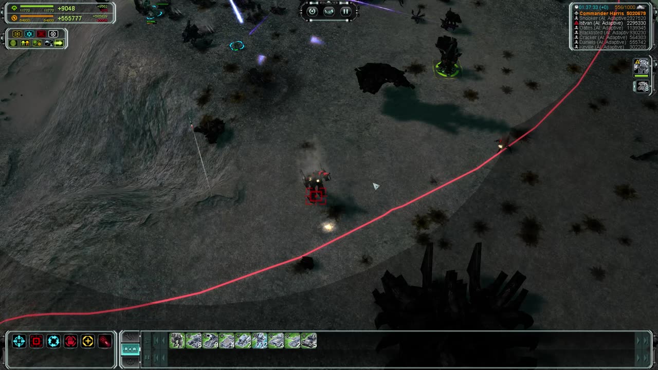 Supreme Commander: Forged Alliance 4 vs 4 Part 2