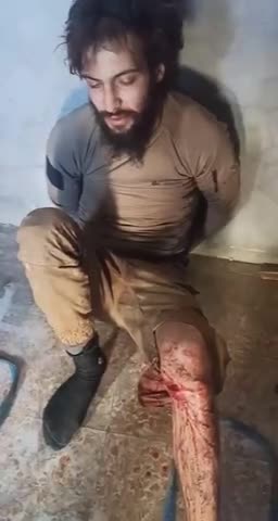 HTS militants captured in Syria