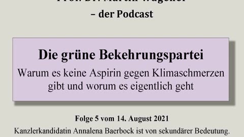 Realistisch Gedacht 6: Die grüne Bekehrungspartei