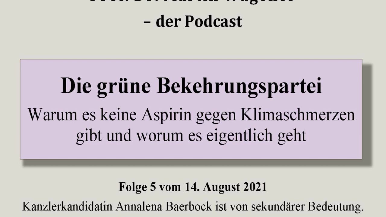 Realistisch Gedacht 6: Die grüne Bekehrungspartei