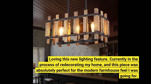 Doraimy #Lighting 1 #Light 3 Pack Farmhouse Natural-Overview