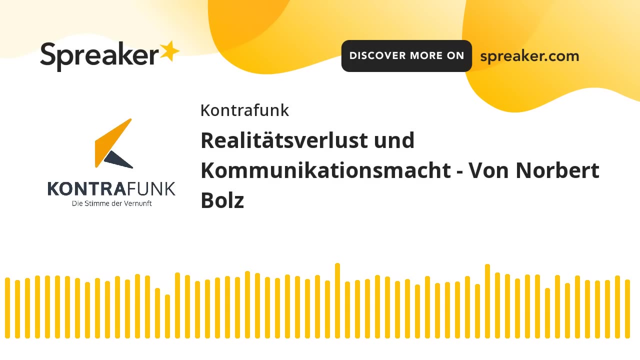 Audimax - Folge 2: Norbert Bolz: „Realitätsverlust und Kommunikationsmacht“