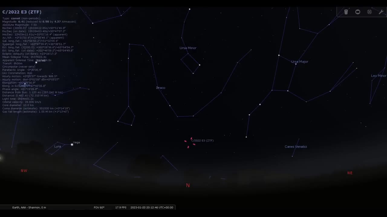 Where and when to see the "Green Comet"