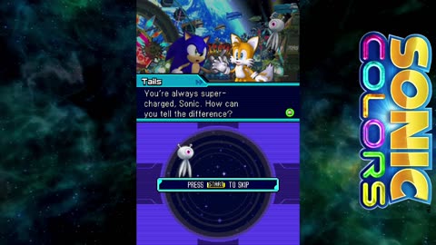 Sonic Colors DS Episode 1 "Welcome to the Incredible Interstellar Amusement Park"