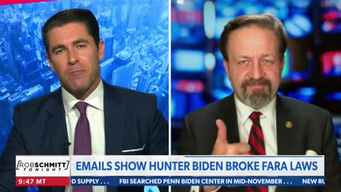 The real criminal isn't Hunter Biden, the real criminal is Joe. Seb Gorka with Rob Schmitt