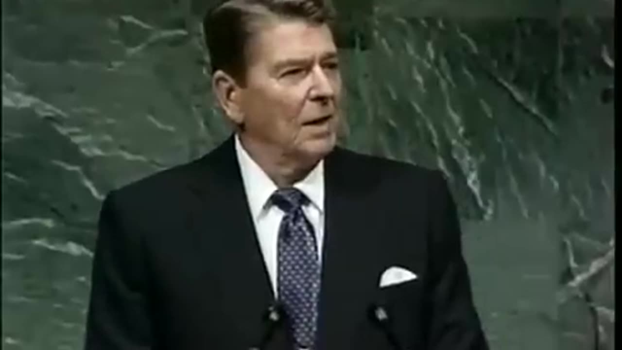 President Regan Wants an Alien Invasion to Prompt the One World Government