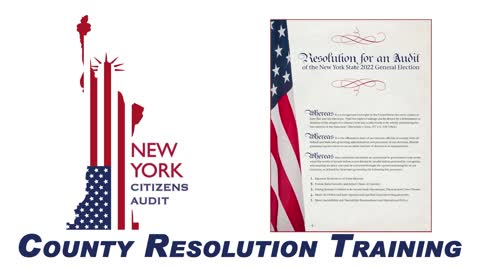 County Resolution Training