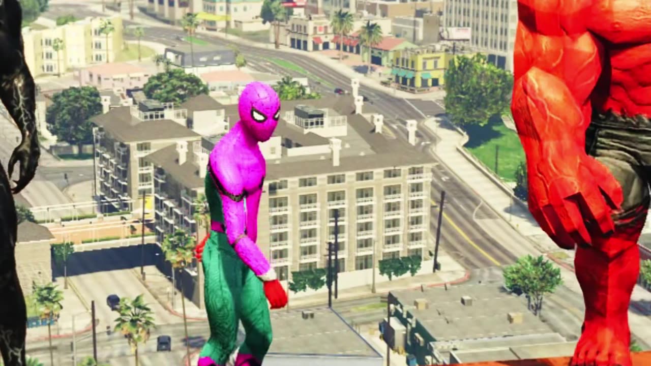 GTA 5 Epic Spiderman Ragdolls | Jumps / Fails #shorts #short #spiderman #viral #spider #follow