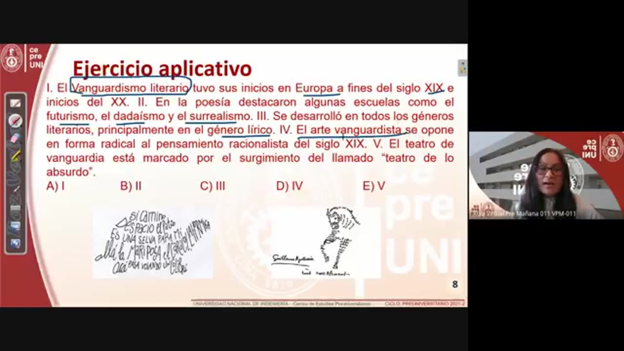 CEPRE UNI 2021 - 2 | SEMANA 06 | HAB. VERBAL