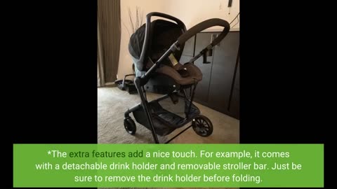 Evenflo Pivot Modular Travel System With SafeMax Car-Overview