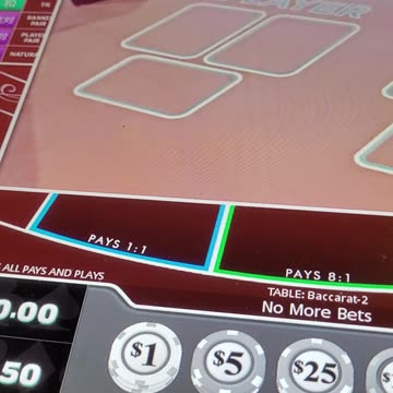 Zig Zag Winner Baccarat