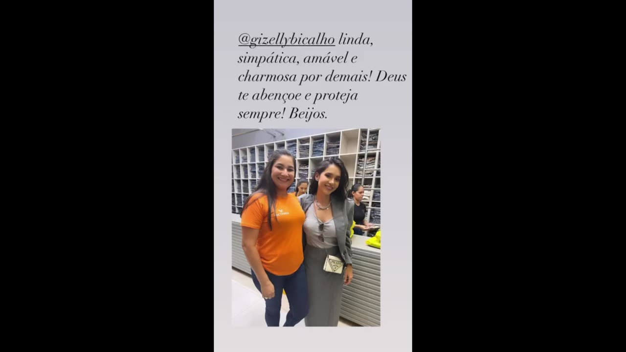 STORIES DA GIZELLY BICALHO 04/05/2024