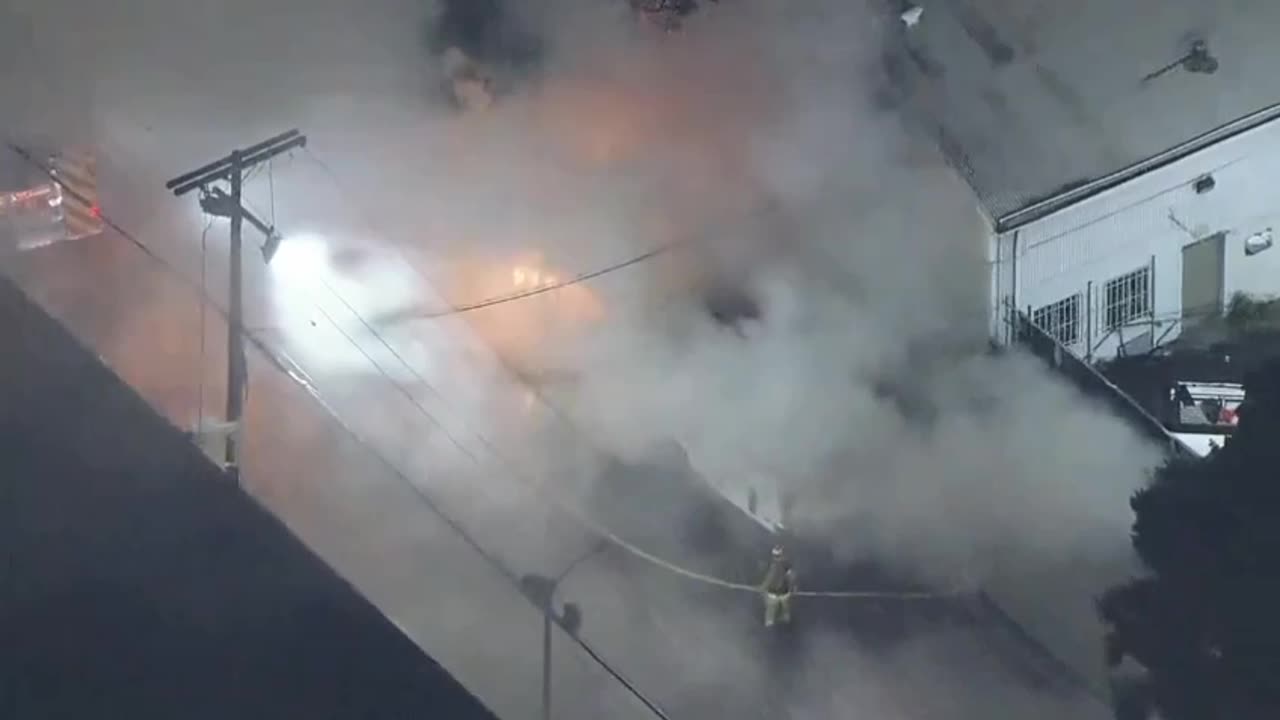 Meth Lab On Fire In Los Angeles