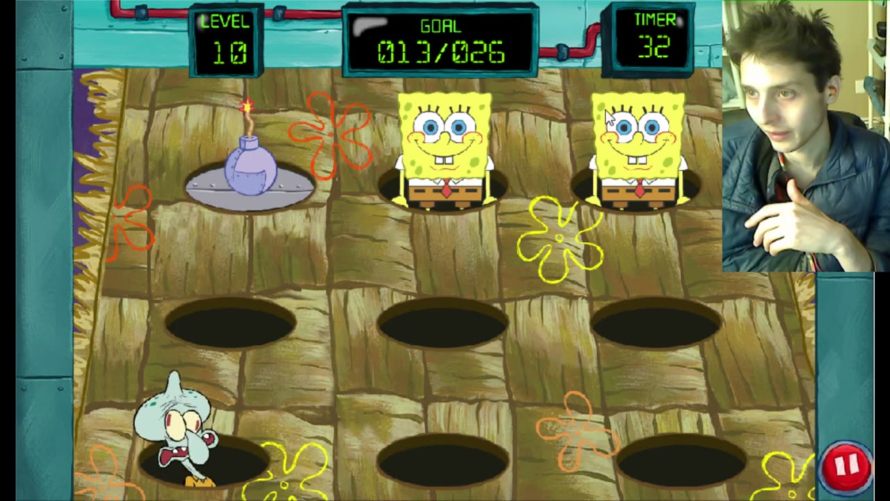 Failed Attempt #47 To Earn Highest Score In Level 10 Of SpongeBob SquarePants Bikini Bottom Bop Them