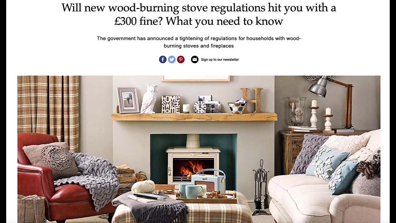 THIS IS UNBELIEVABLE! NOW THEY ARE TARGETING FIRE PLACES AS A CLIMATE THREAT!