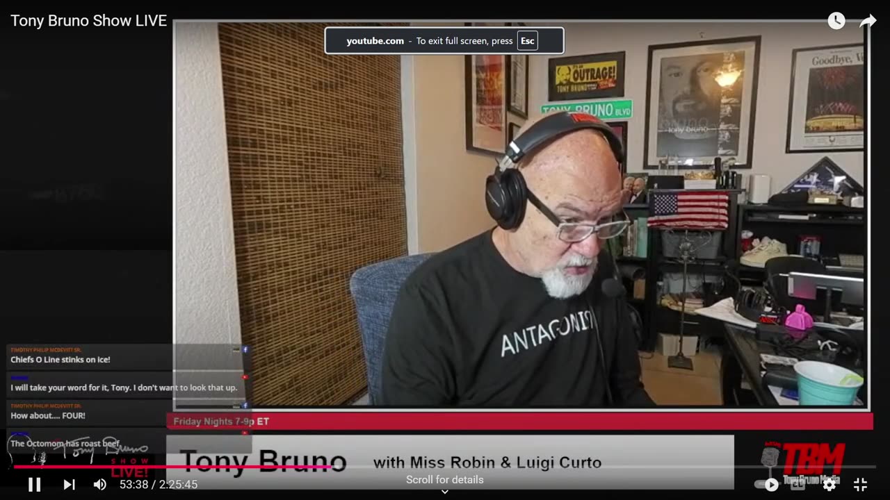 Tony Bruno Reads My Comment