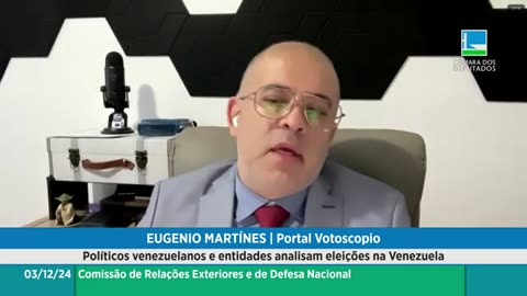 Políticos venezuelanos e entidades analisam eleições na Venezuela - 03/12/2024