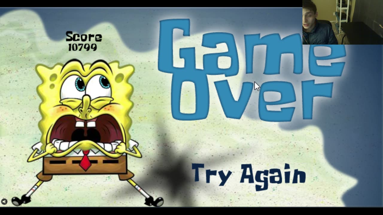 Failed Attempt #9 To Complete The SpongeBob SquarePants Hurricane Havoc Video Game