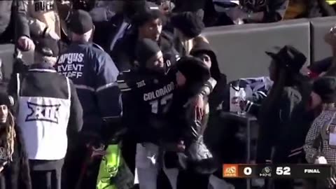 Travis Hunter 'clashes' with his fiancee on the field